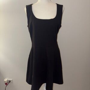 Banana Republic Black Dress L XL 14